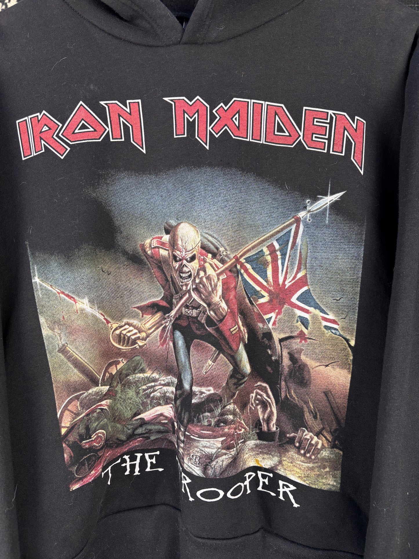 Iron Maiden The Trooper Black Graphic Hoodie
