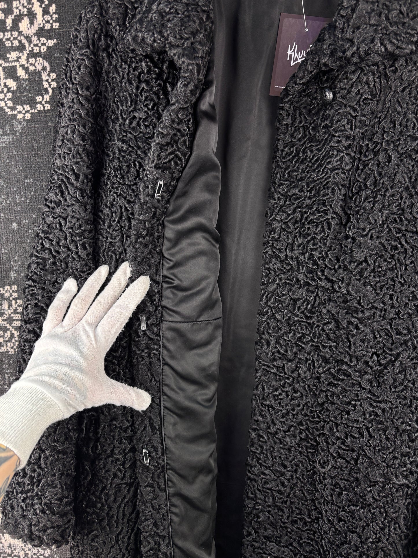 Womens Vintage Persian Lamb Fur Coat