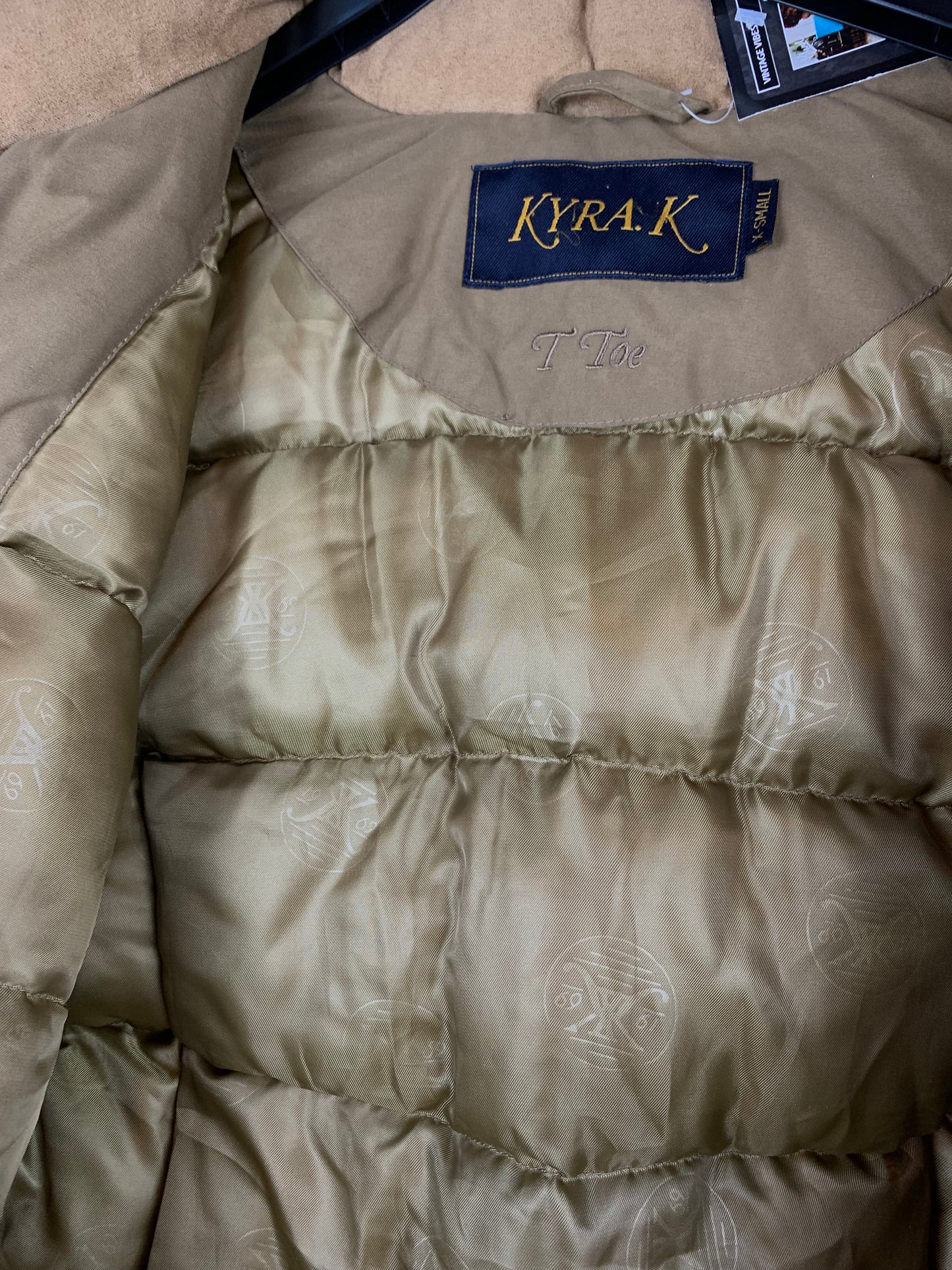 Womens Vintage Y2K Warm Brown Hooded Windbreaker Jacket