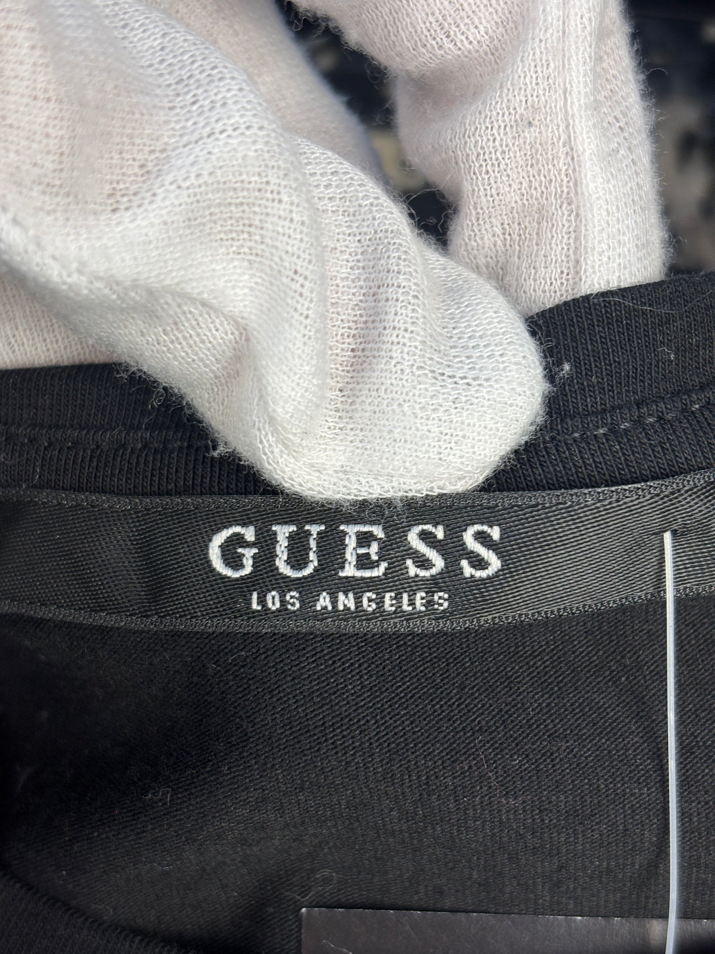 Women’s Y2K Guess Black Triangle Logo T-Shirt