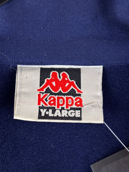 Mens Vintage Kappa Dark Blue Track Jacket