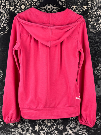 Women's Y2K Pink Puma Hoodie