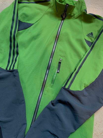 Adidas Men's XXL Windbreaker Jacket Green
