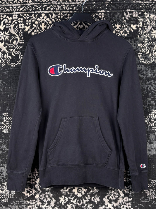 Mens Champion Black Hoodie
