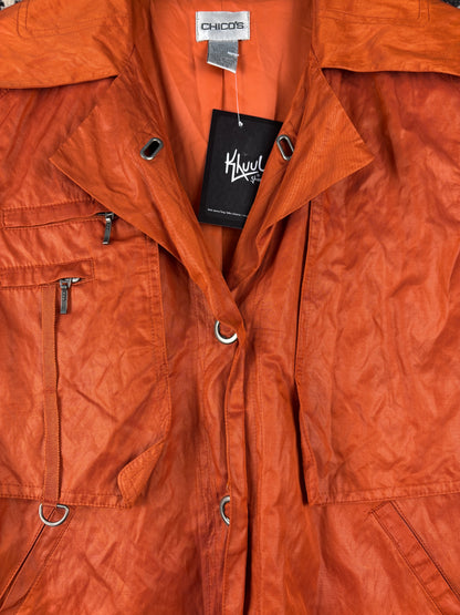 Women's Vintage Y2K Chicos Orange Light Jacket