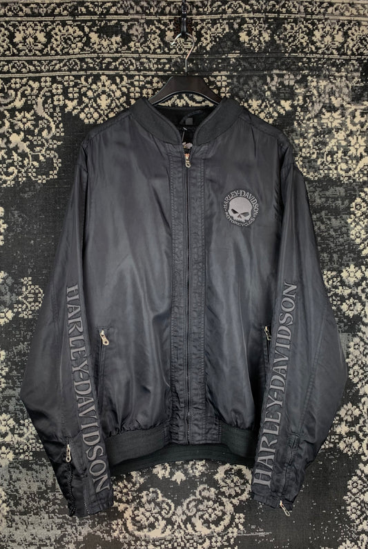 Mens Harley-Davidson Black Bomber Jacket
