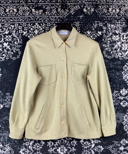 Men’s Vintage Burberrys London Beige Button Up Shirt