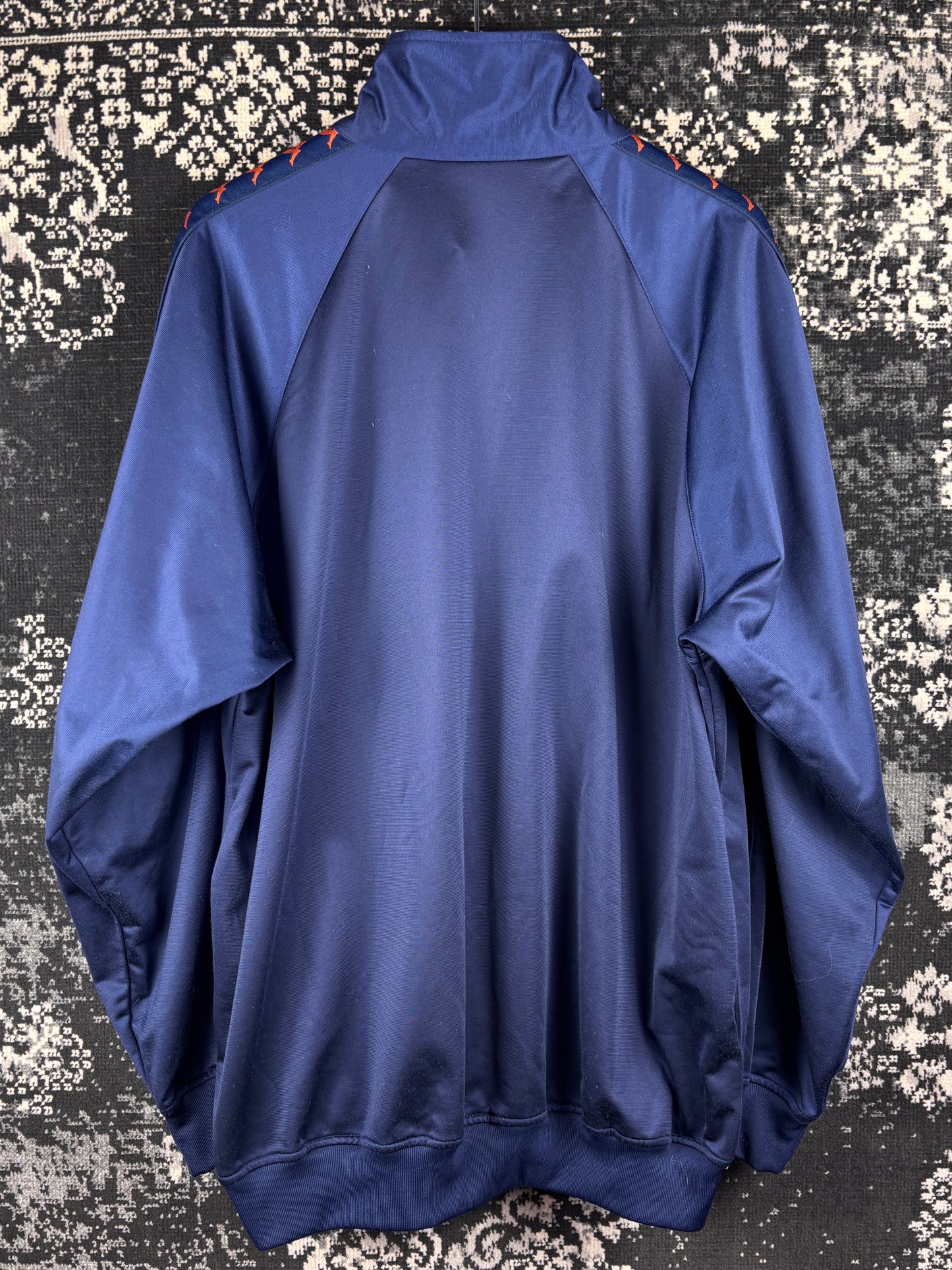 Mens Vintage Kappa Dark Blue Track Jacket