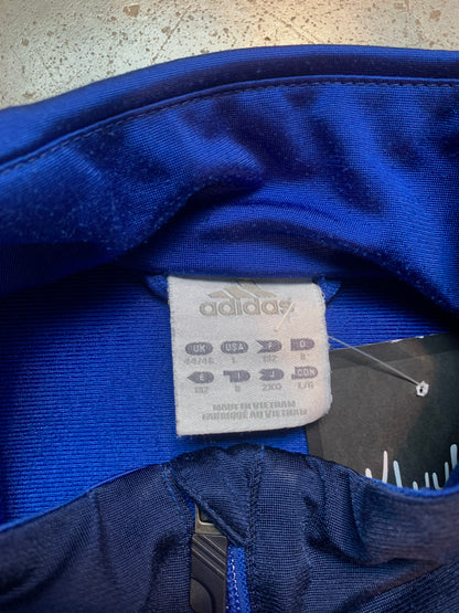 Adidas Blue and Navy Blue Track Jacket