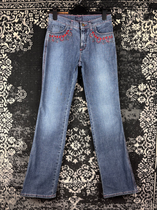 Womens Y2K Blue Denim Jeans