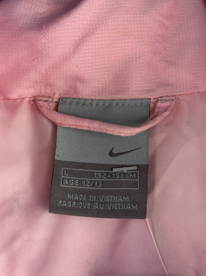 Womens Y2K Nike Pink Puffer Jacket