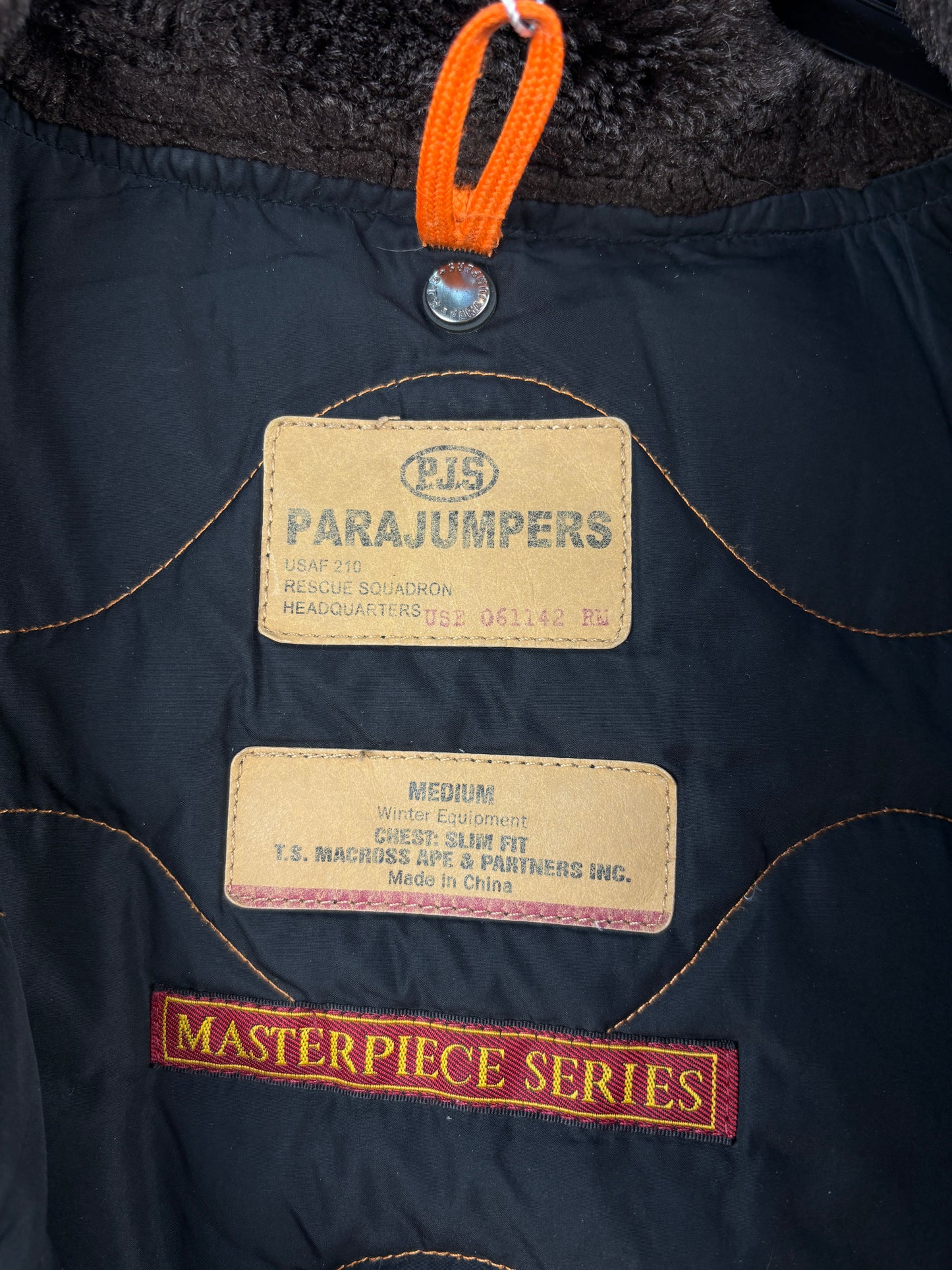 Mens Parajumpers Black Winter Jacket