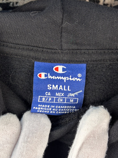 Mens Champion Black Hoodie
