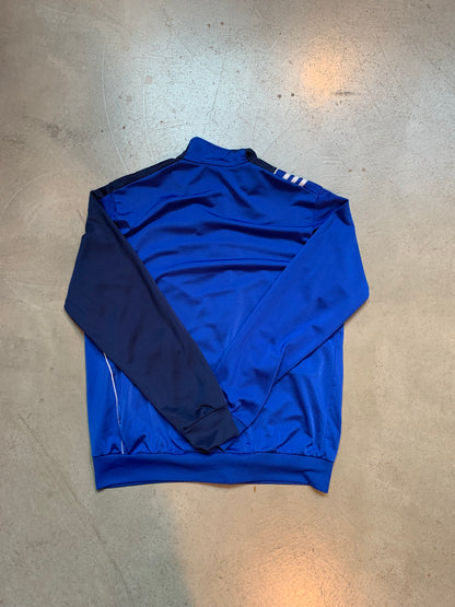 Adidas Blue and Navy Blue Track Jacket