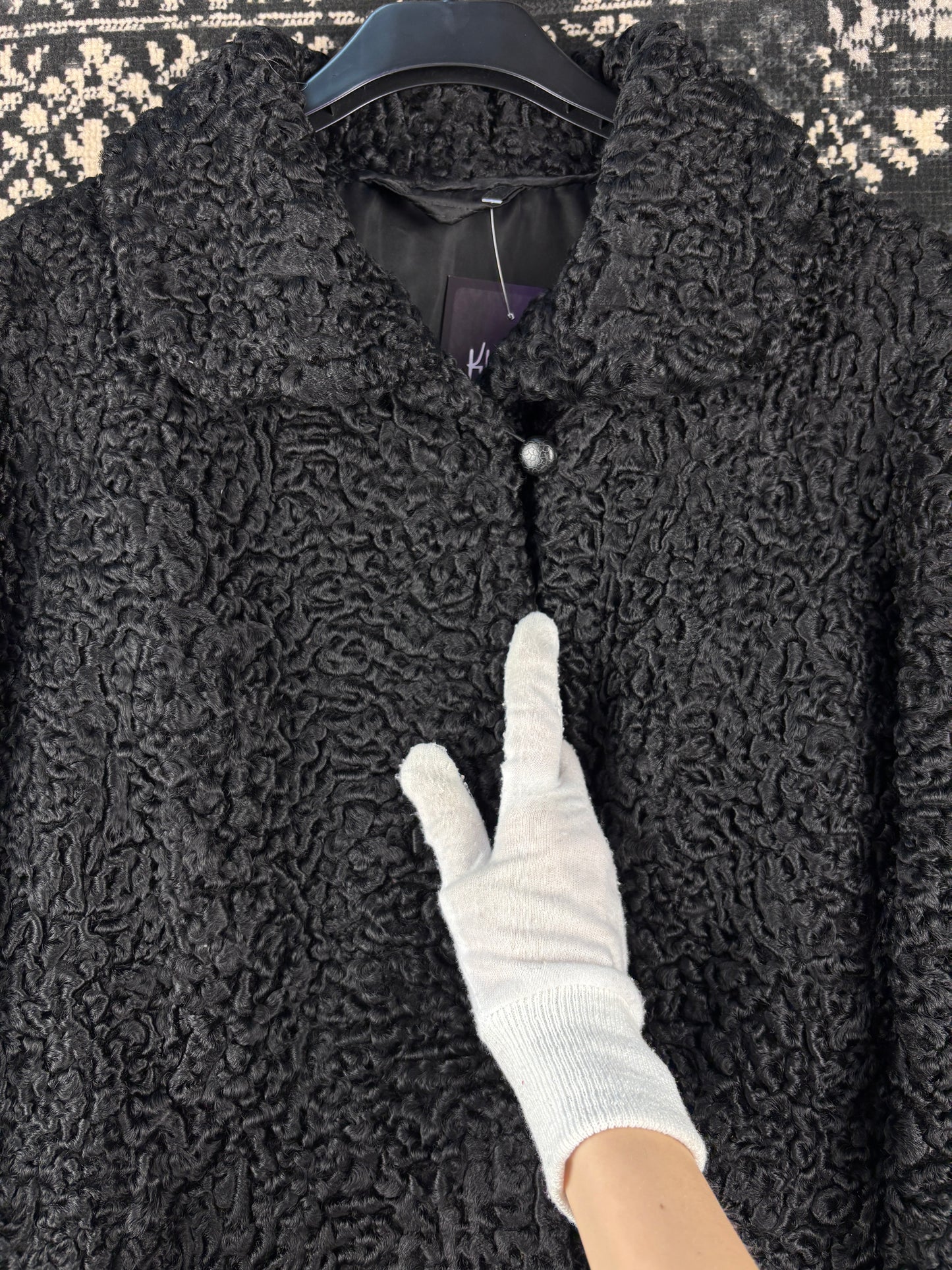 Womens Vintage Persian Lamb Fur Coat