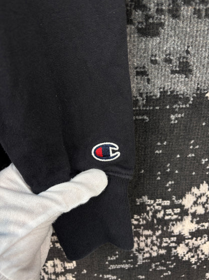 Mens Champion Black Hoodie