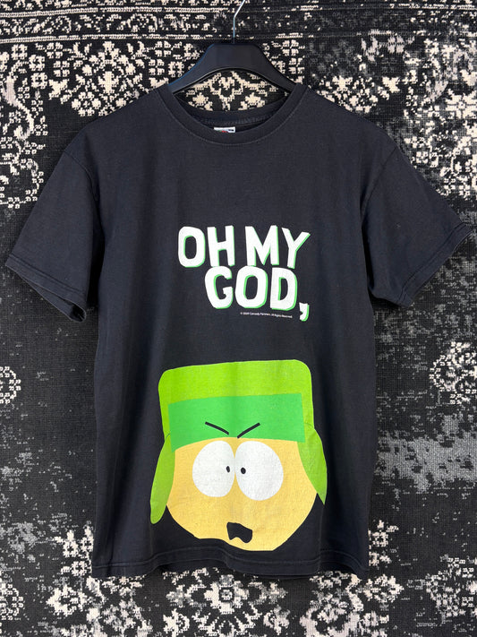 Men South Park Kenny “Oh My God / They Killed Kenny” Black Graphic T-Shirt