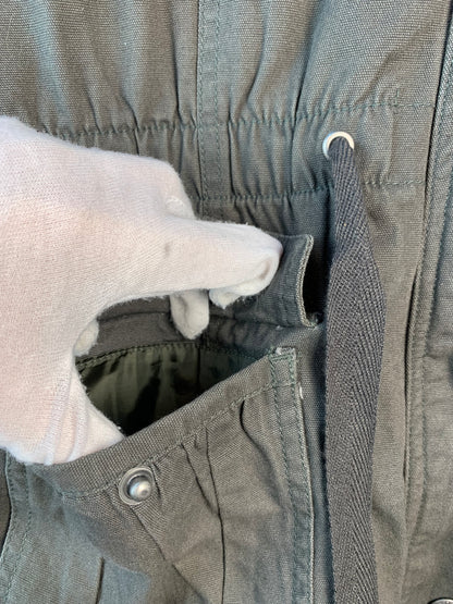 Womens Vintage Y2K Dark Grey Techwear Utility Jacket