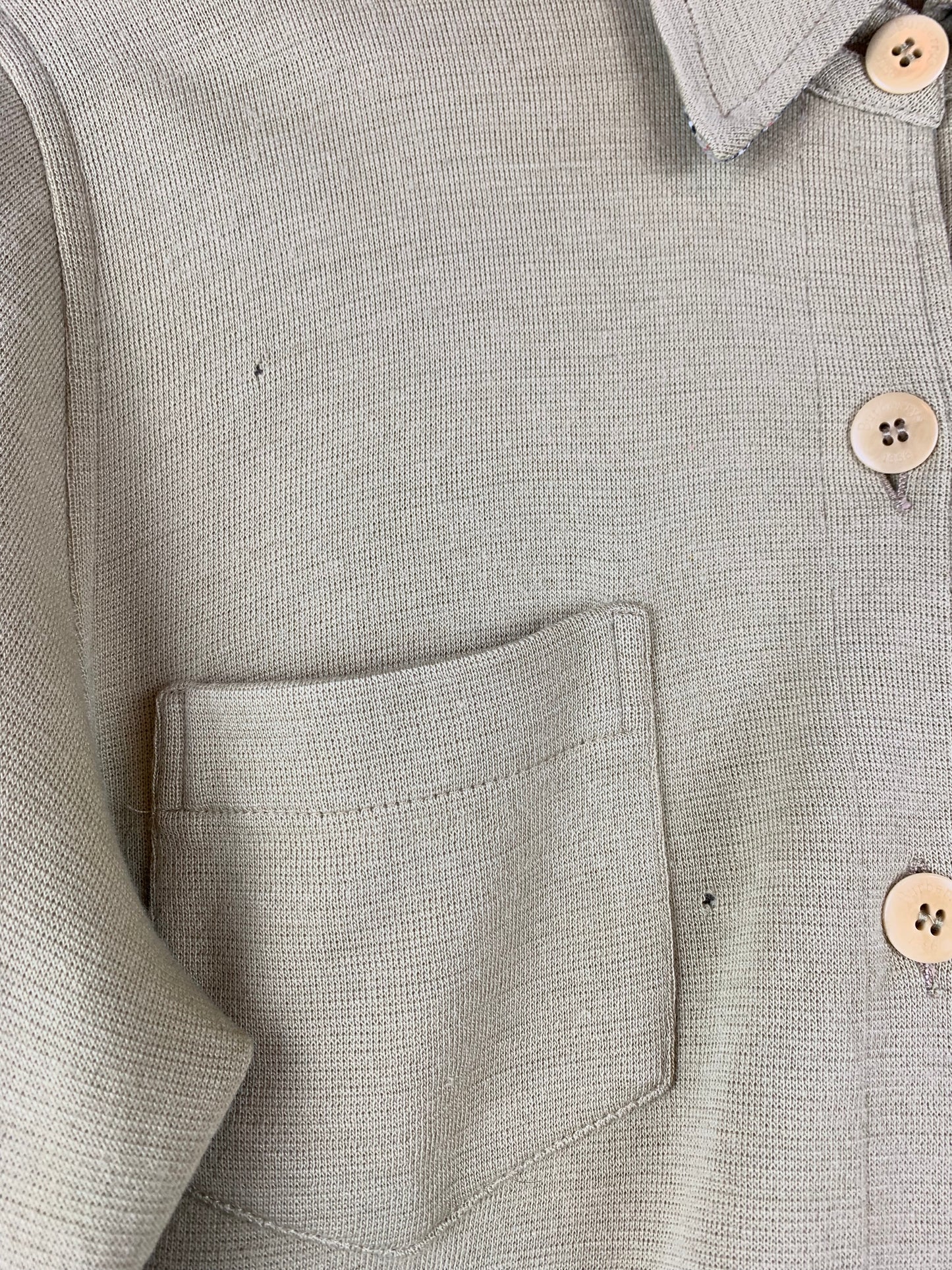 Men’s Vintage Burberrys London Beige Button Up Shirt