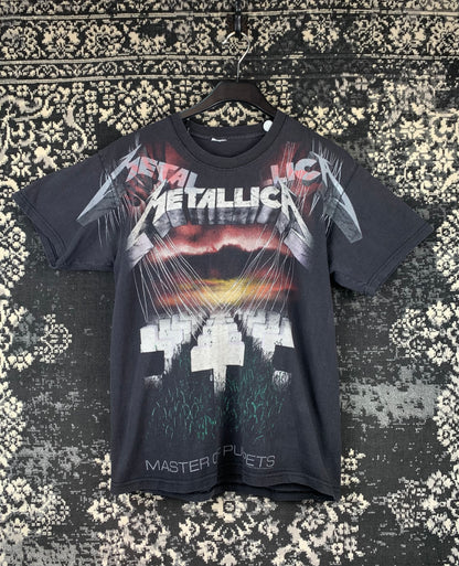 Mens Y2K Vintage Metallica Master of Puppets T Shirt