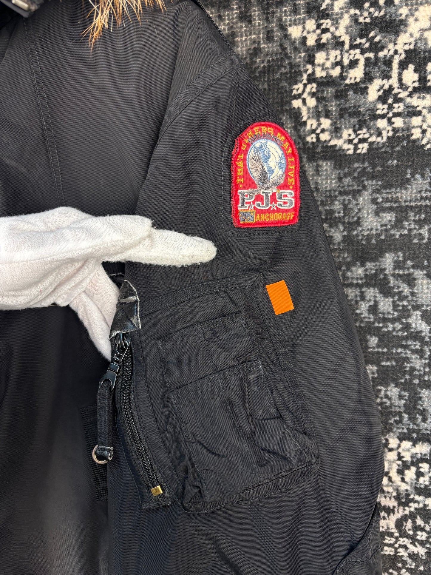 Mens Parajumpers Black Winter Jacket