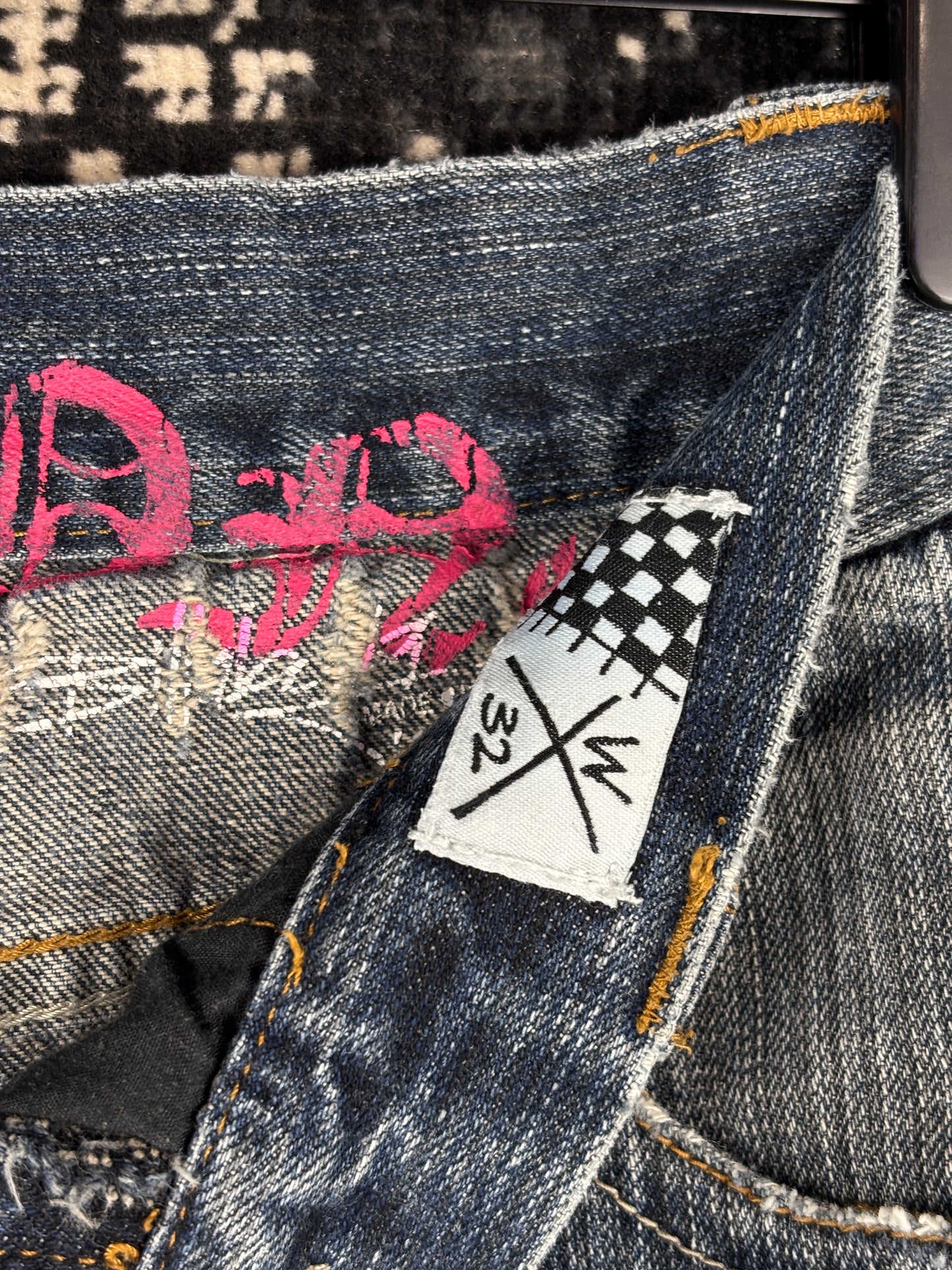 Mens Y2K Billabong Washed Blue Jeans