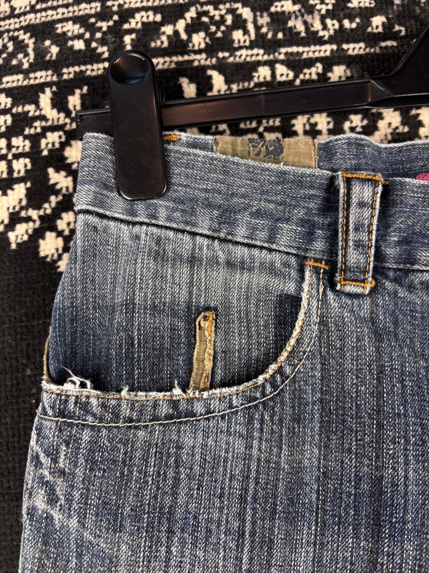 Mens Y2K Billabong Washed Blue Jeans