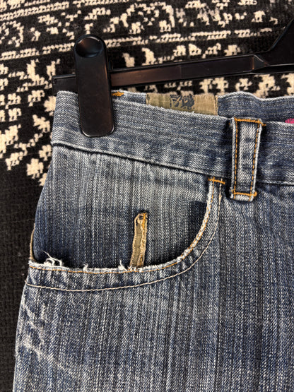 Mens Y2K Billabong Washed Blue Jeans