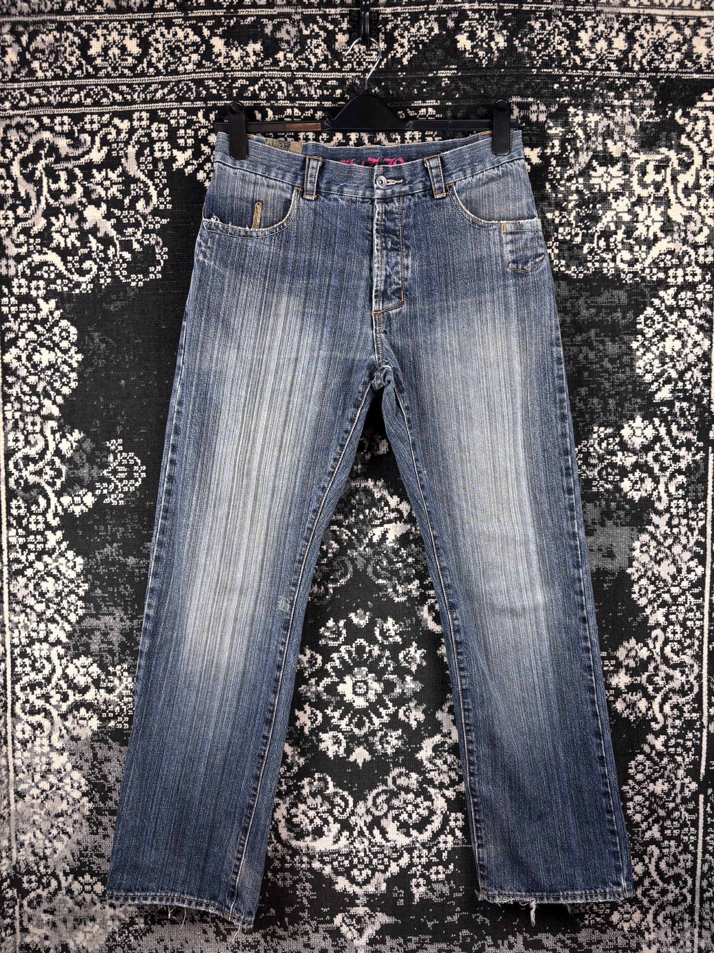 Mens Y2K Billabong Washed Blue Jeans