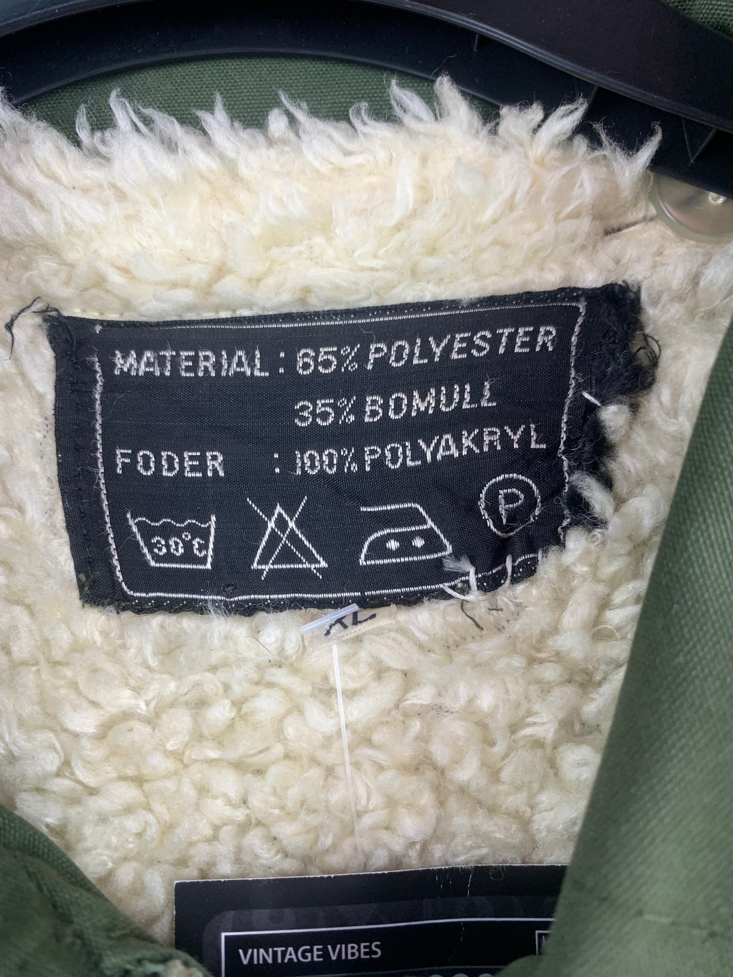 Mens Vintage Army Green Heavyweight Winter Coat