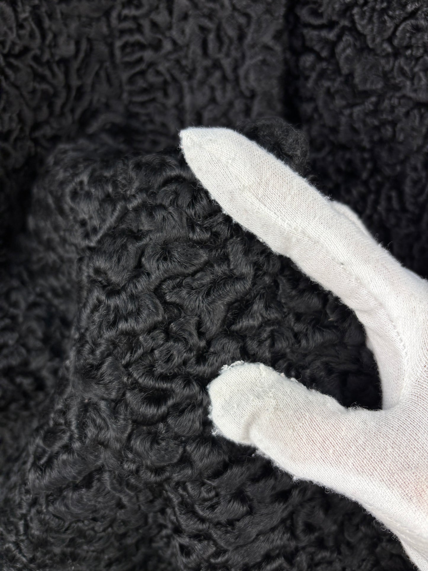 Womens Vintage Persian Lamb Fur Coat