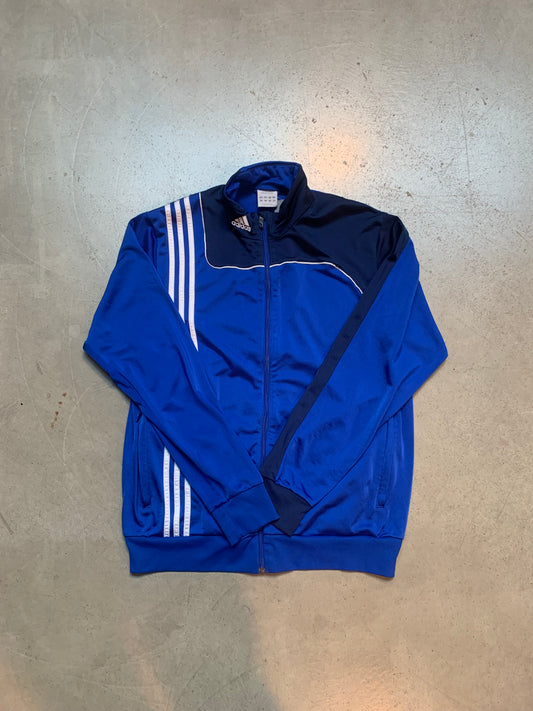Adidas Blue and Navy Blue Track Jacket