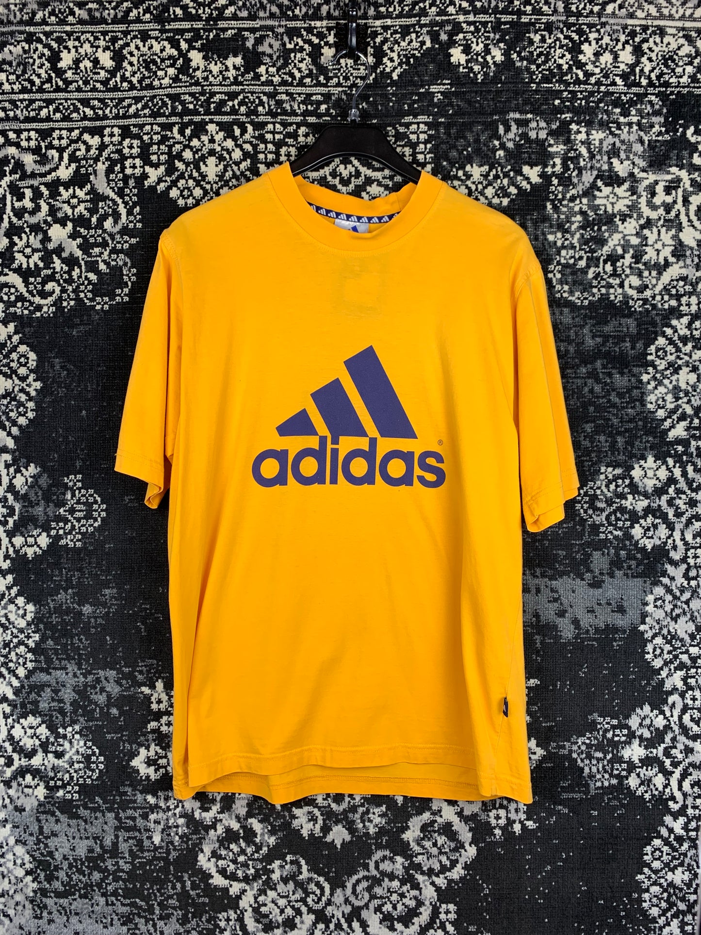 Adidas Orange Logo T-Shirt in Bold Sporty Style
