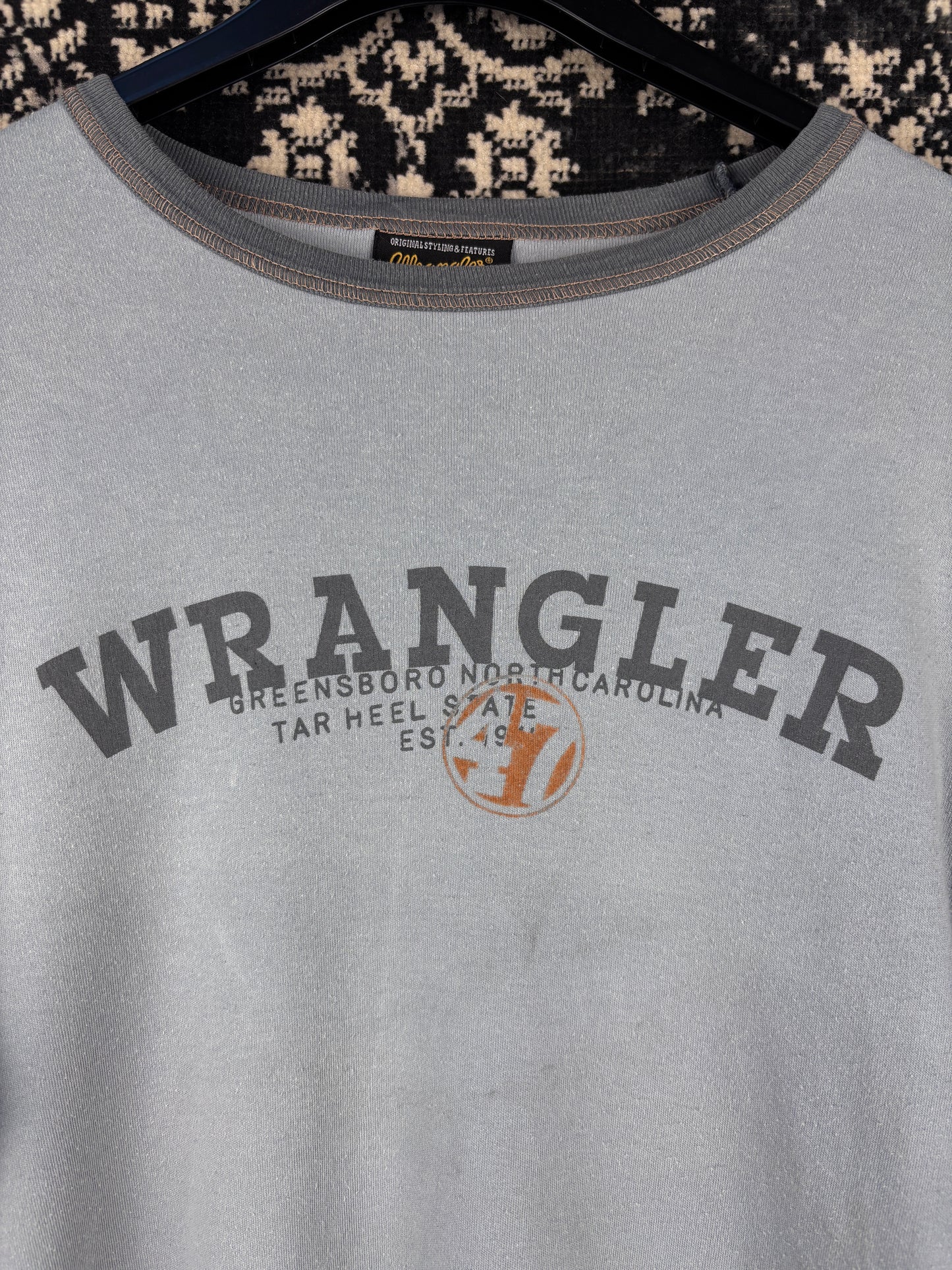 Mens Y2K Wrangler Long Sleeve Shirt