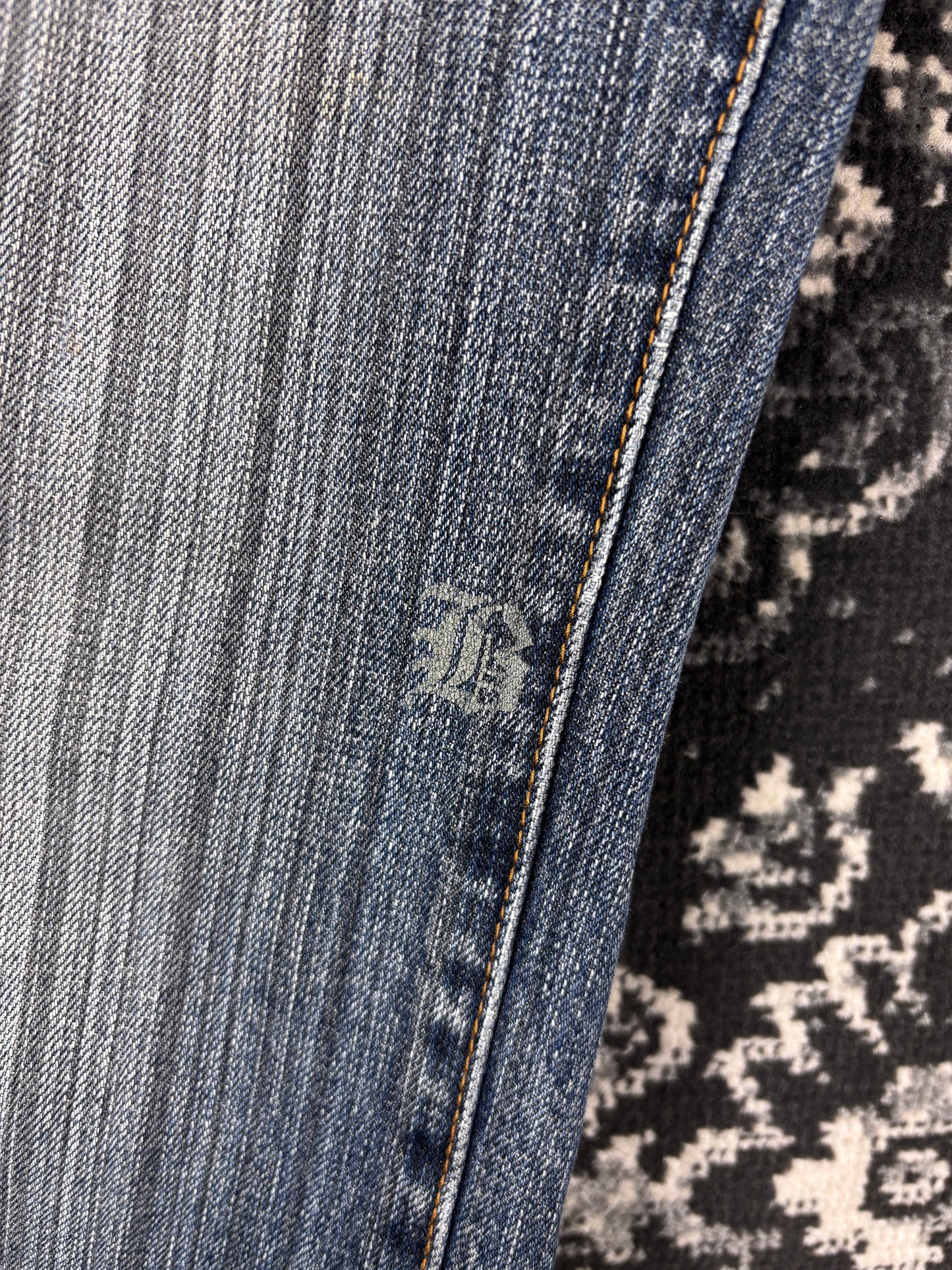 Mens Y2K Billabong Washed Blue Jeans