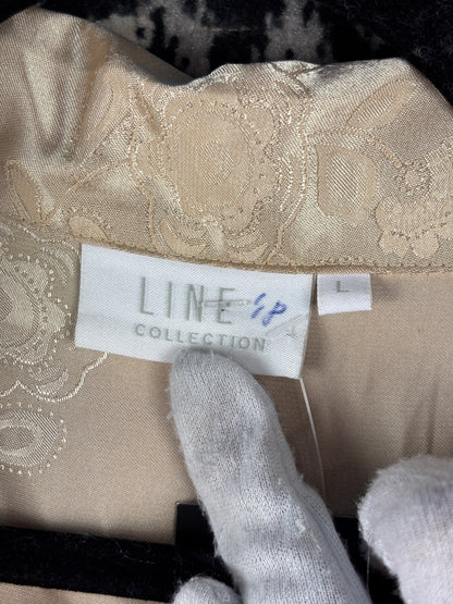 Women's Silky Beige Pajama Set