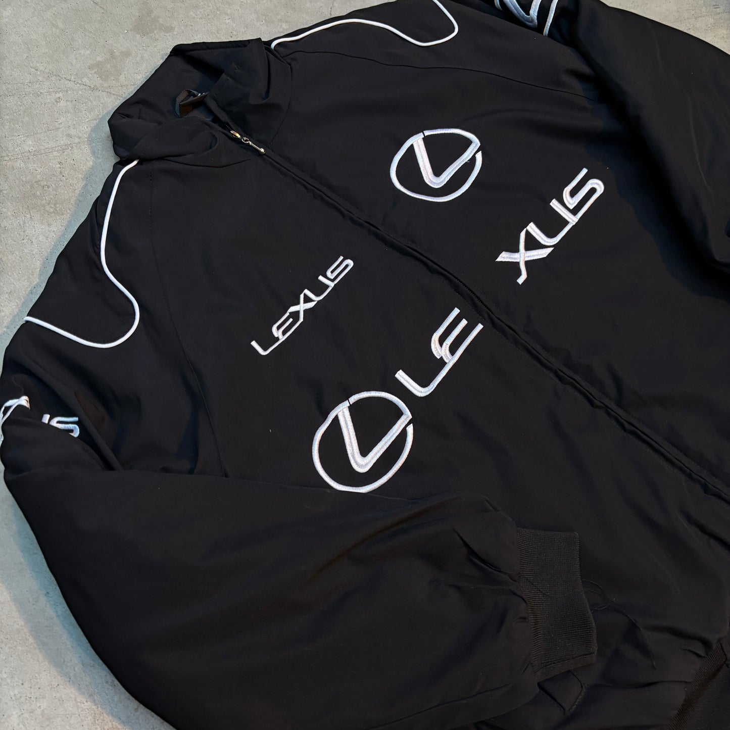 Black Lexus Vintage Racing Jacket