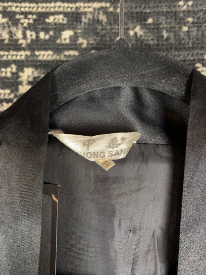 Black Silk Women Chinese Style Kimono